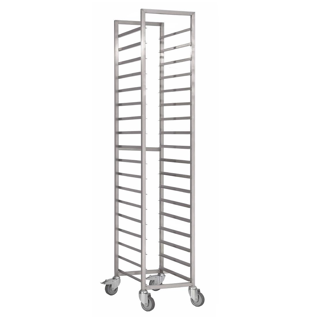 Chariot à glissières inox Gastro M 650(P) x 460(L) x 1800 (H) mm 18 niveaux — DS459