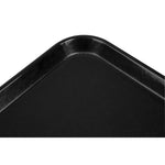 Plateau rectangulaire antidérapant en fibre de verre Cambro EpicTread noir 350mm — DS516