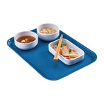 Plateau rectangulaire antidérapant en fibre de verre Cambro EpicTread bleu 350 mm — DS517