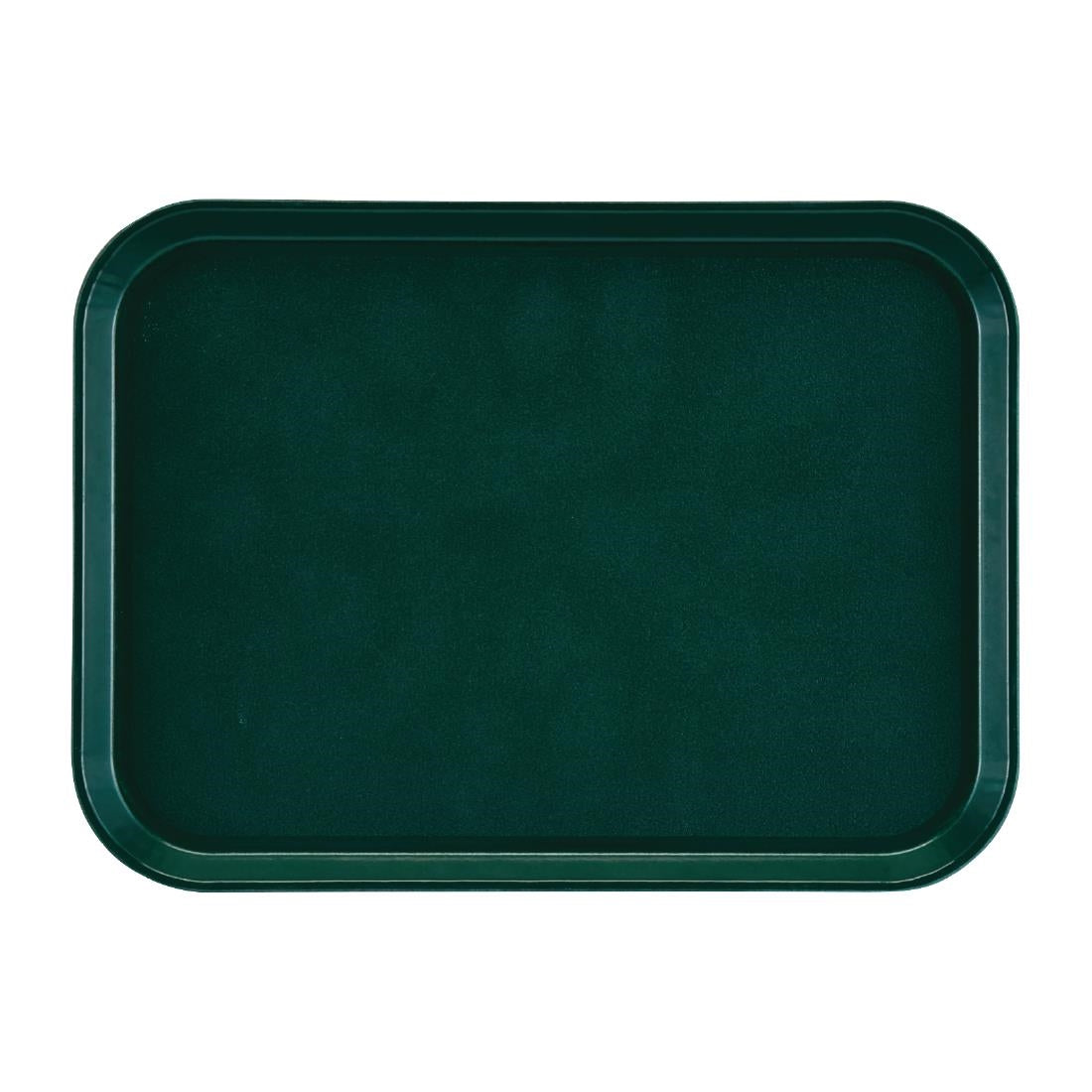 Plateau antidérapant rectangulaire en fibre de verre Cambro EpicTread vert 415 mm — DS519