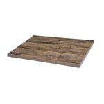Plateau de table rectangulaire pré-percé Bolero urban foncé 700mm — DT440