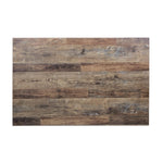 Plateau de table rectangulaire pré-percé Bolero urban foncé 700mm — DT440