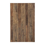 Plateau de table rectangulaire pré-percé Bolero urban foncé 700mm — DT440