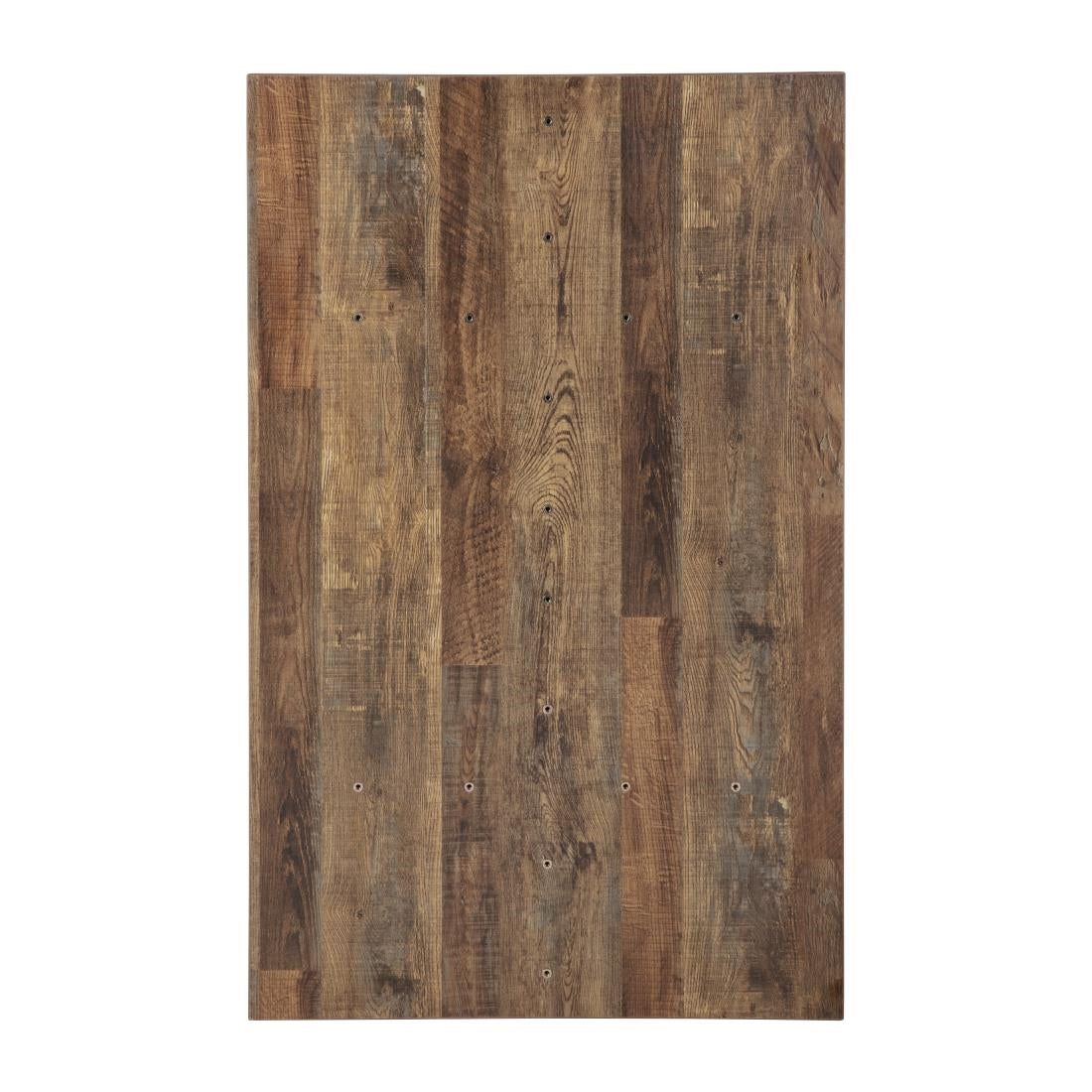 Plateau de table rectangulaire pré-percé Bolero urban foncé 700mm — DT440