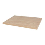 Plateau de table rectangulaire pré-percé Bolero naturel antique 700mm — DT443