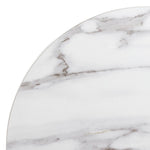 Plateau de table rond pré-percé Bolero effet marbre 600 mm — DT445