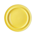 Assiettes à bord surélevé Heritage Olympia jaunes 253mm (lot de 4) — DW147