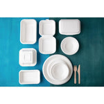 Assiettes en bagasse compostables Fiesta Compostable 17,9 cm (lot de 50) — CW905