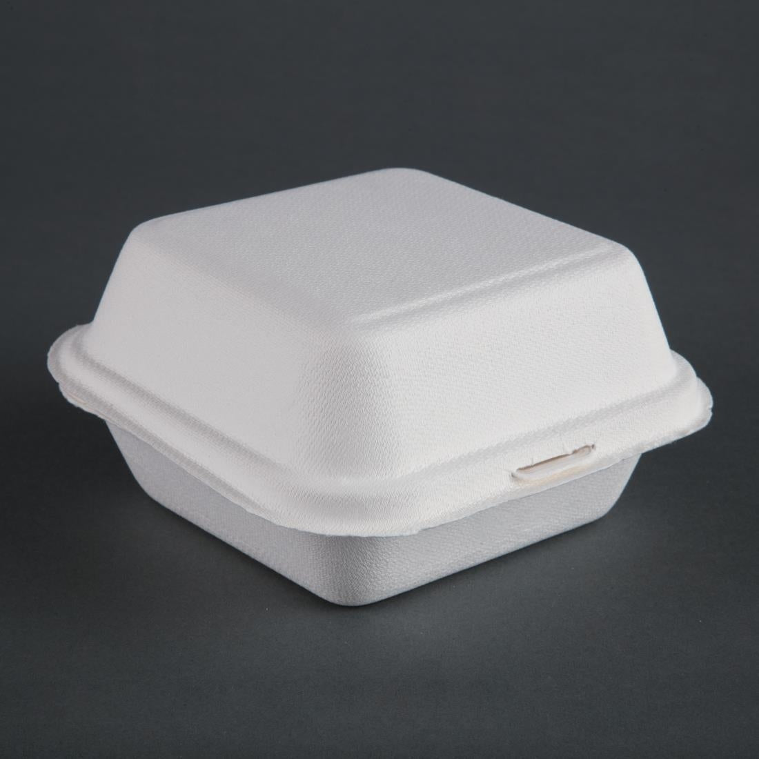 Boîtes à hamburger en bagasse Fiesta Compostable 155mm (lot de 500) — DW247