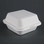 Boîtes à hamburger en bagasse Fiesta Compostable 155mm (lot de 500) — DW247