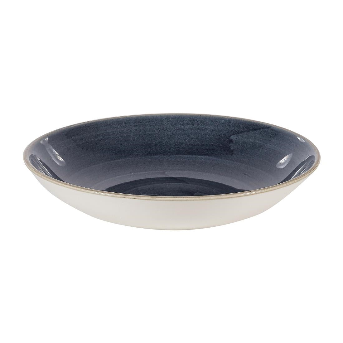 Assiettes coupe ronde Churchill Stonecast Blueberry 182mm (Lot de 12) — DW355