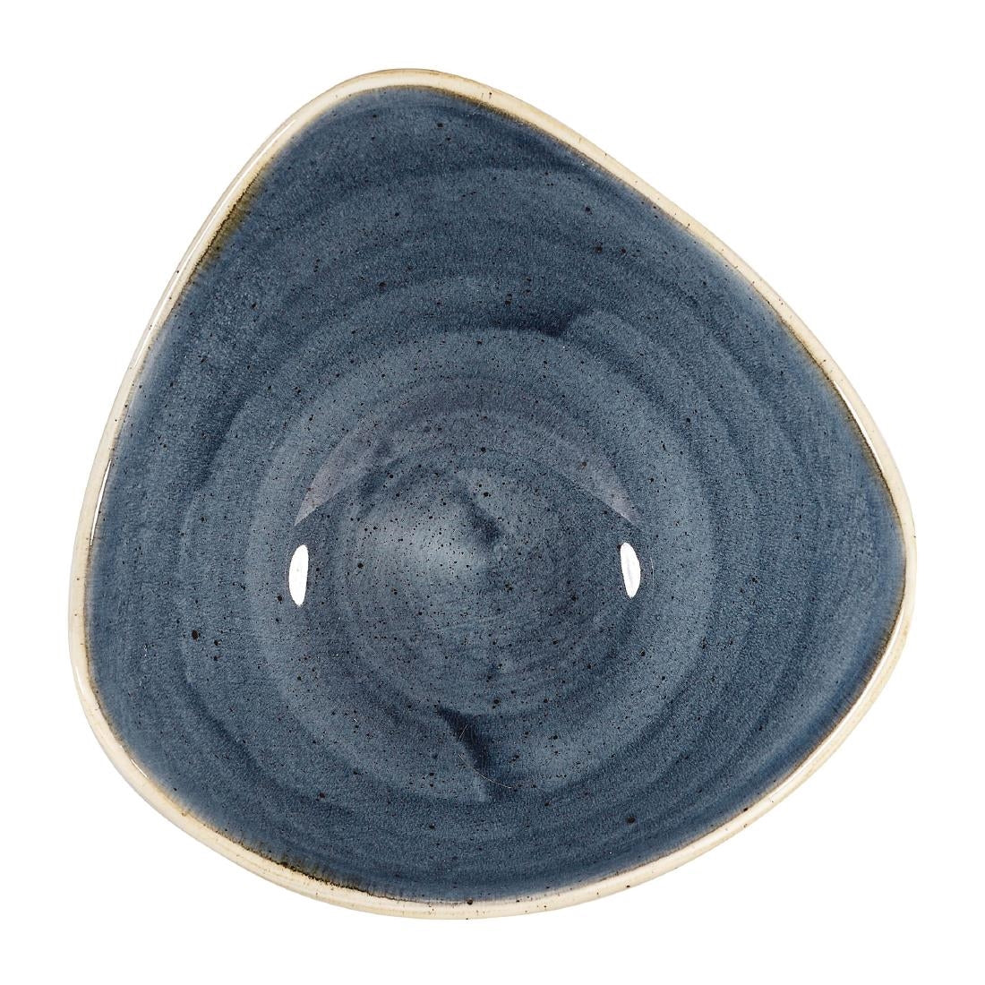 Bols triangulaires Churchill Stonecast Blueberry 153mm (Lot de 12) — DW360