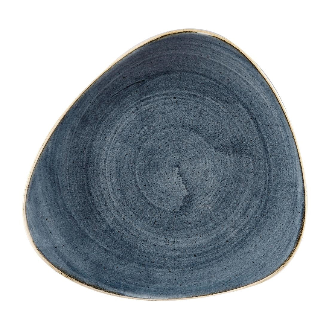 Assiettes triangulaires Churchill Stonecast Blueberry 229mm (Lot de 12) — DW363