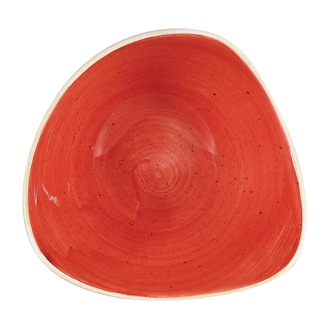 Bols triangulaires Churchill Stonecast Berry Red 153mm (Lot de 12) — DW366