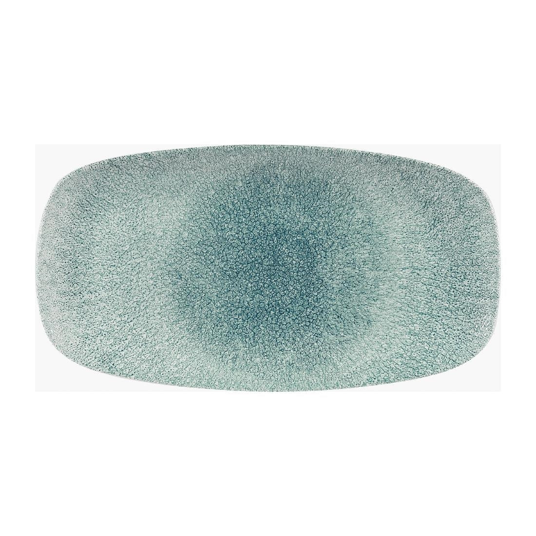 Assiettes oblongues Churchill Studio Prints Raku Jade Green 189 x 355mm (Lot de 6) — DW406