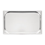 Bac inox 18/10 GN 1/1 professionnel Vogue 20mm — DW431