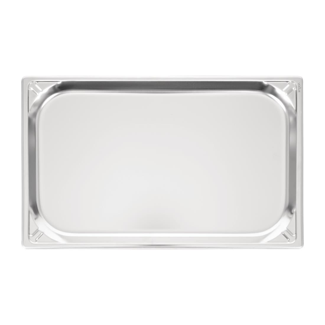 Bac inox 18/10 GN 1/1 professionnel Vogue 20mm — DW431