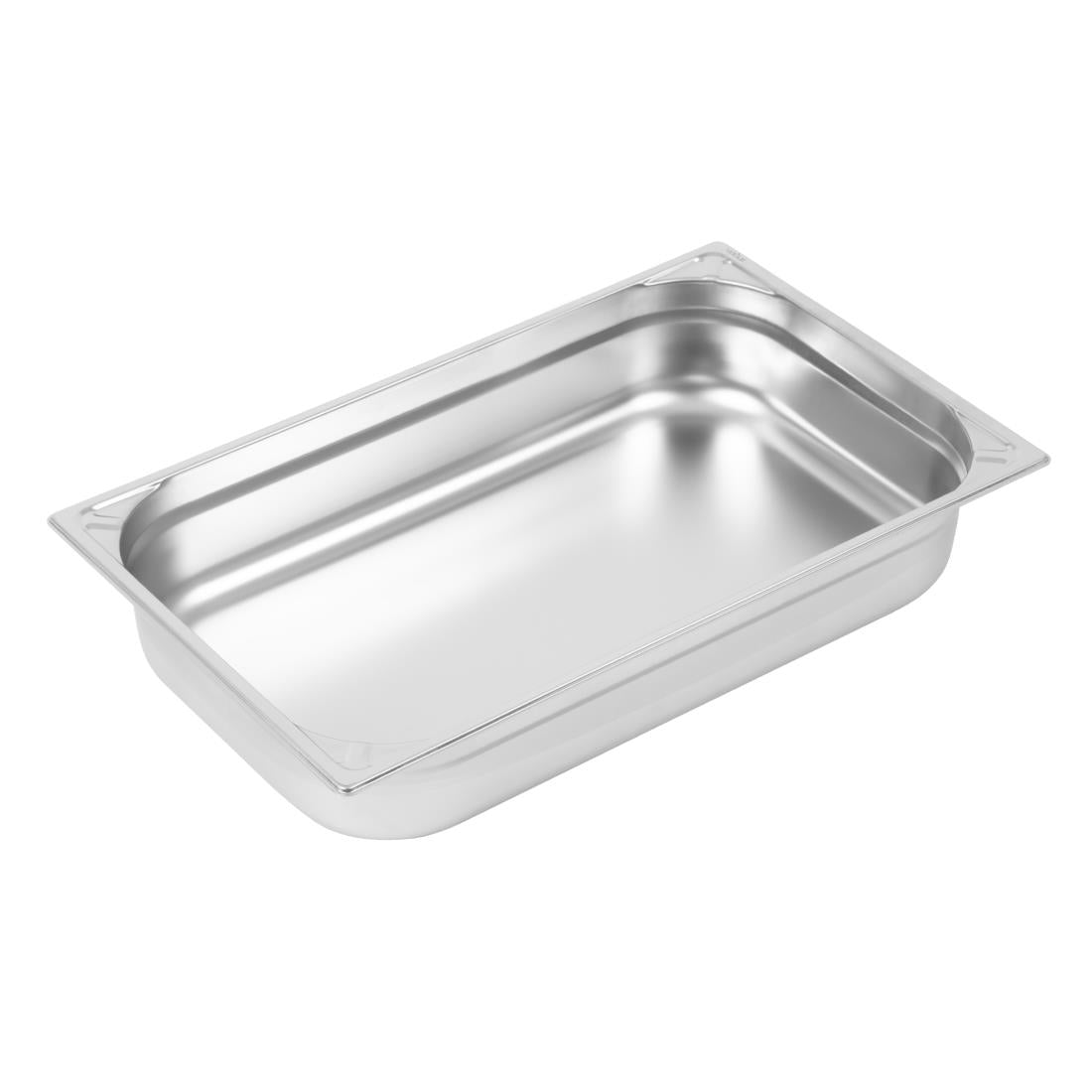 Bac inox 18/10 professionnel Vogue GN 1/1 100mm — DW434