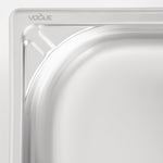 Bac inox 18/10 professionnel Vogue GN 1/1 100mm — DW434