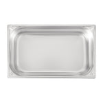 Bac inox 18/10 professionnel Vogue GN 1/1 150mm — DW435