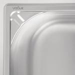 Bac inox 18/10 professionnel Vogue GN 1/1 150mm — DW435