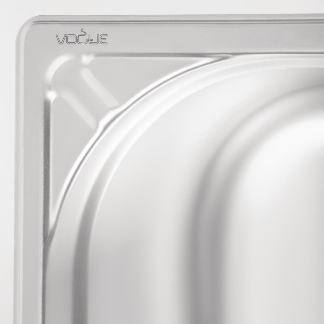 Bac professionnel inox 18/10 Vogue GN 1/1 200mm — DW436