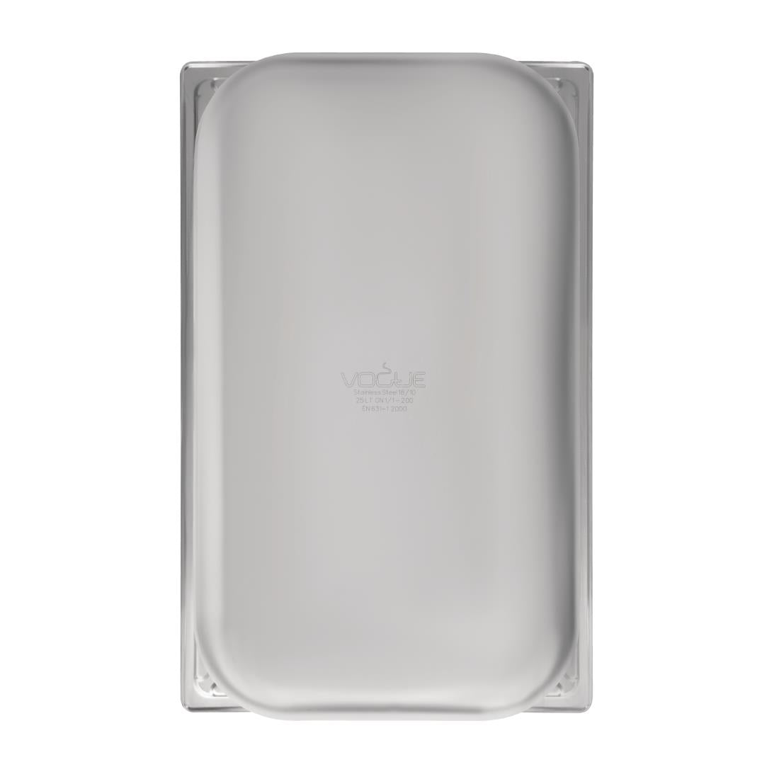 Bac professionnel inox 18/10 Vogue GN 1/1 200mm — DW436