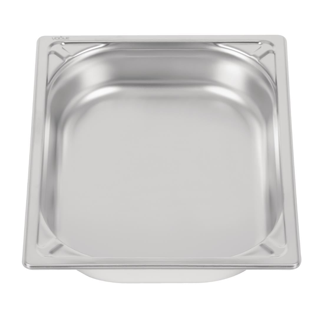 Bac professionnel inox 18/10 Vogue GN 1/2 65mm — DW438