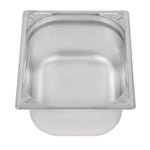 Bac inox 18/10 professionnel Vogue GN 1/2 150mm — DW440