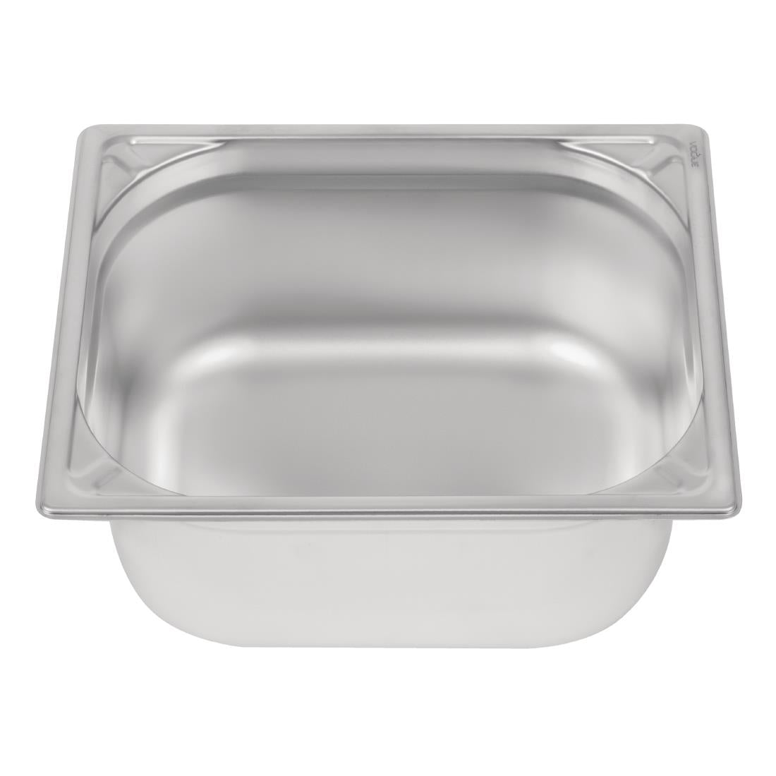 Bac inox 18/10 professionnel Vogue GN 1/2 150mm — DW440