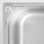 Bac inox 18/10 professionnel Vogue GN 1/2 150mm — DW440