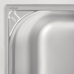 Bac professionnel inox 18/10 Vogue GN 1/2 200mm — DW441
