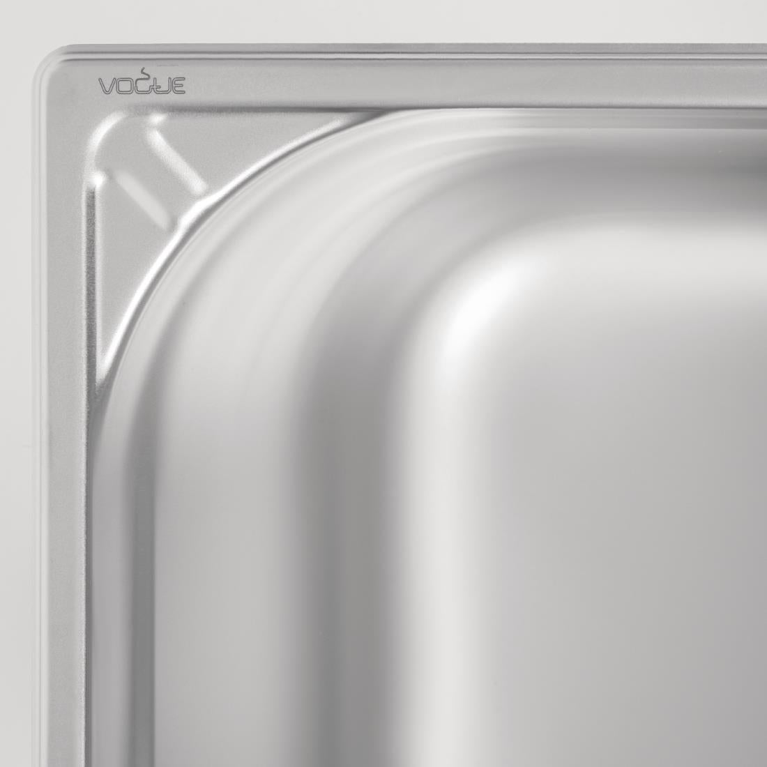 Bac professionnel inox 18/10 Vogue GN 1/2 200mm — DW441