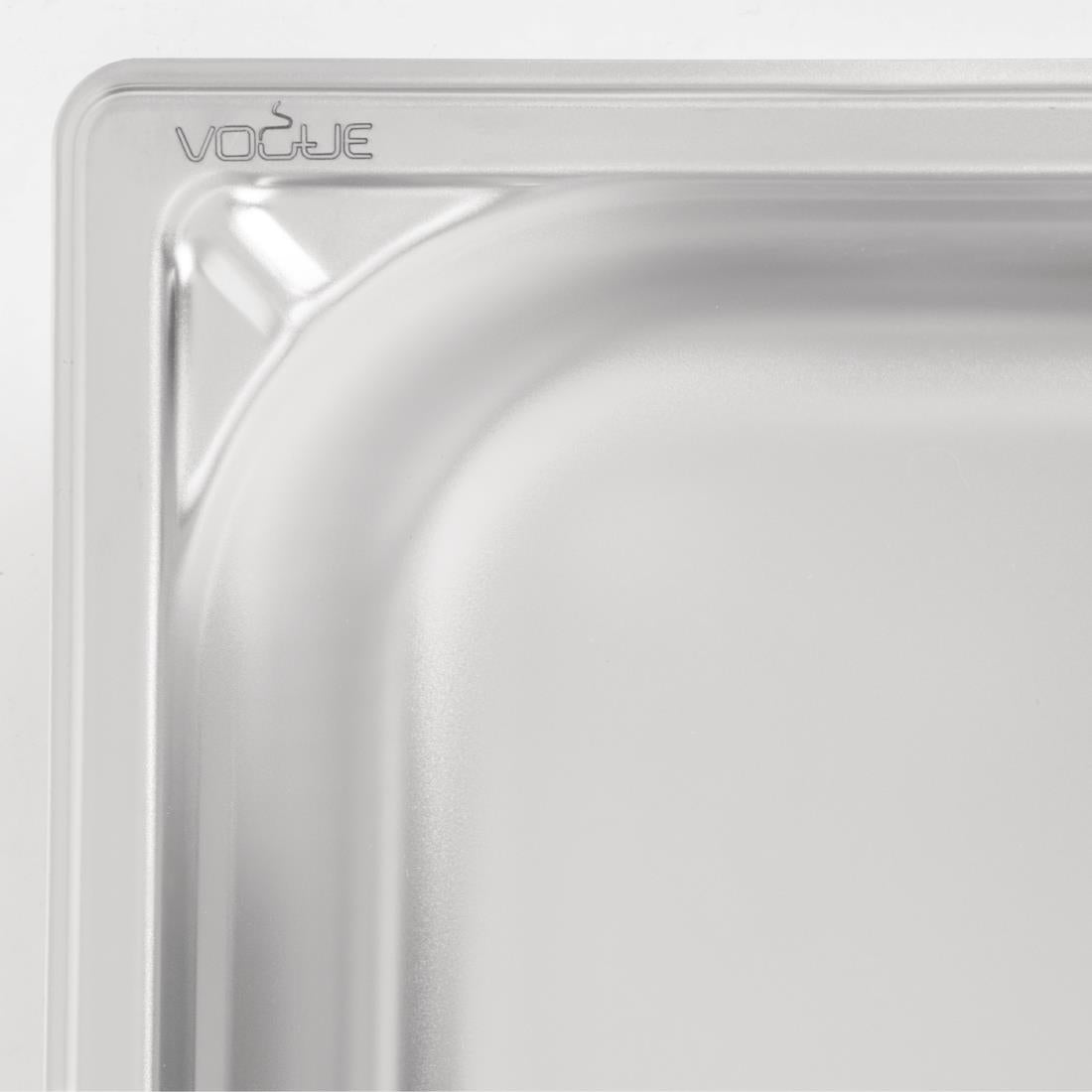 Bac professionnel inox 18/10 Vogue GN 1/3 65mm — DW442
