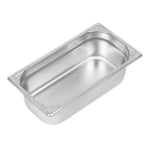 Bac inox 18/10 professionnel Vogue GN 1/3 100mm — DW443