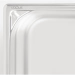 Bac inox 18/10 professionnel Vogue GN 1/3 100mm — DW443