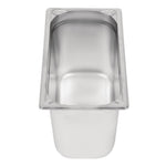 Bac professionnel inox 18/10 Vogue GN 1/3 200mm — DW445
