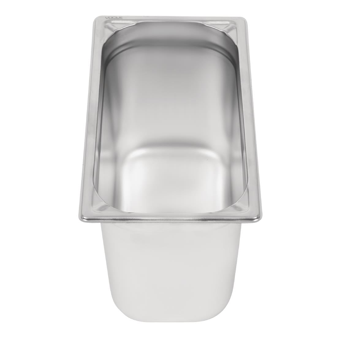 Bac professionnel inox 18/10 Vogue GN 1/3 200mm — DW445