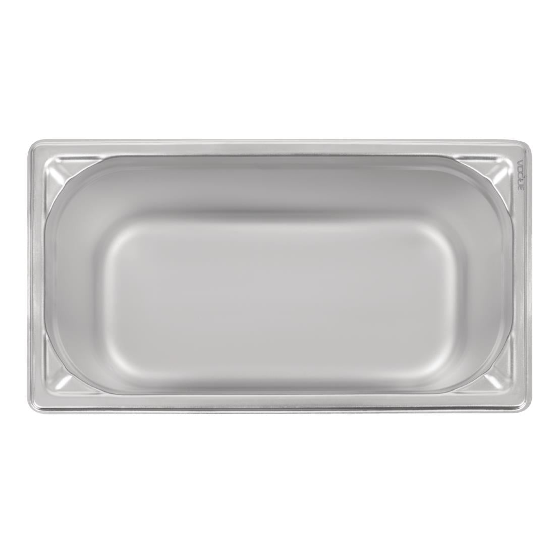 Bac professionnel inox 18/10 Vogue GN 1/3 200mm — DW445