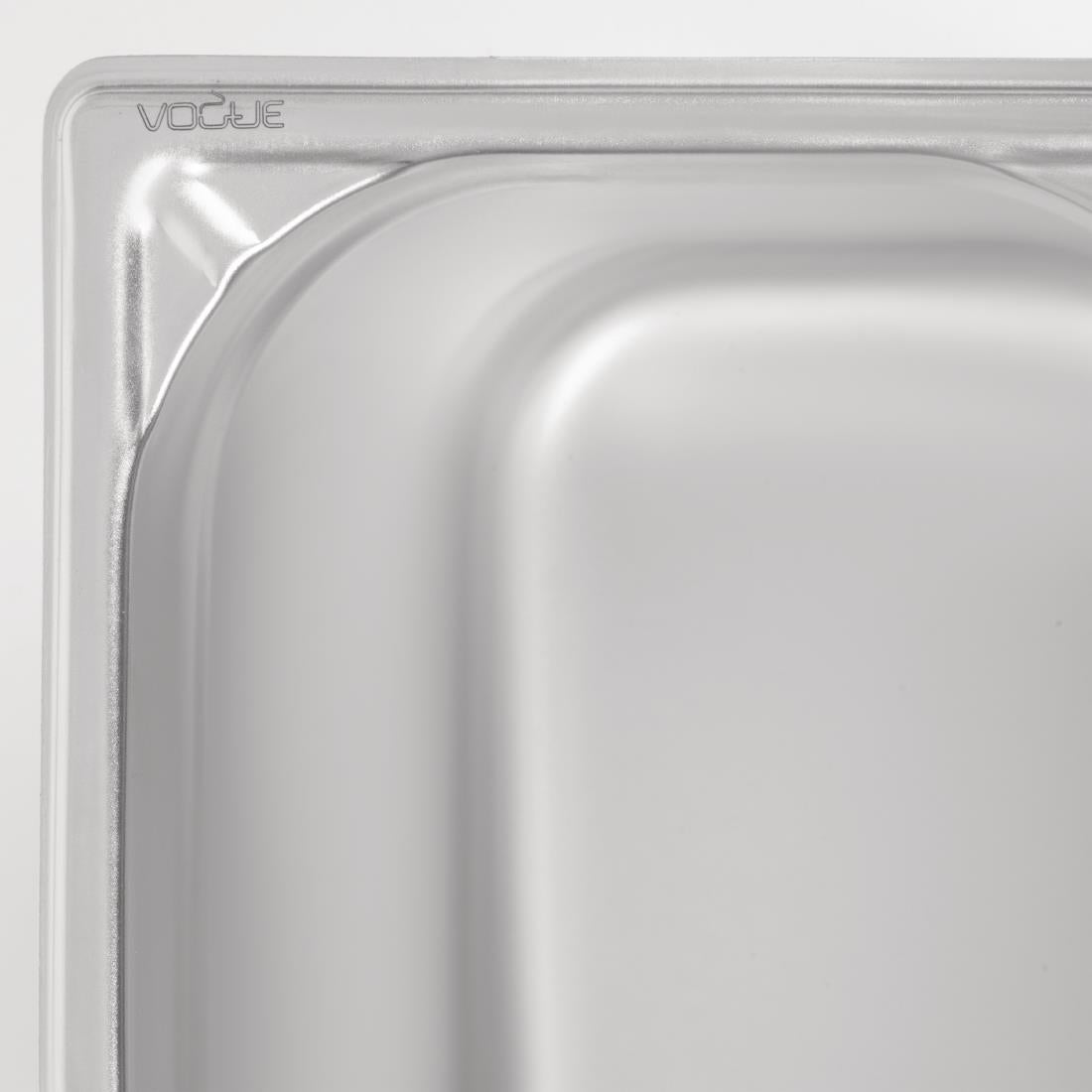 Bac professionnel inox 18/10 Vogue GN 1/3 200mm — DW445