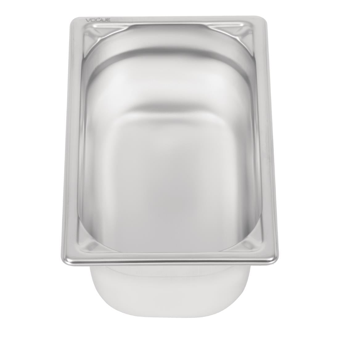 Bac professionnel inox 18/10 Vogue GN 1/4 100mm — DW447