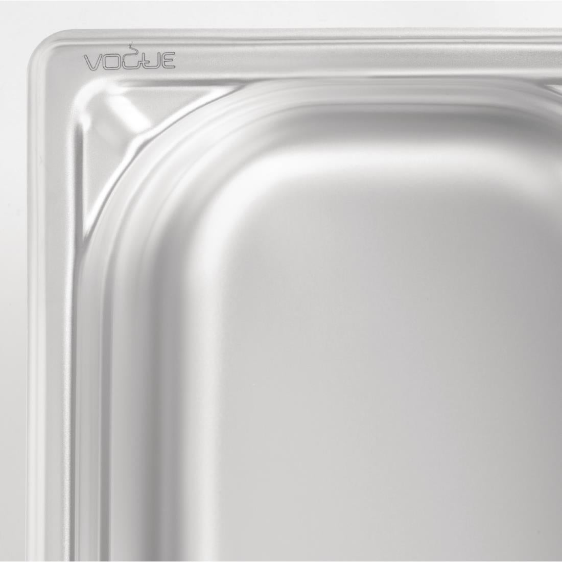 Bac professionnel inox 18/10 Vogue GN 1/4 100mm — DW447