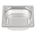 Bac inox 18/10 professionnel Vogue GN 1/6 65mm — DW449