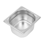 Bac inox 18/10 professionnel Vogue GN 1/6 100mm — DW450