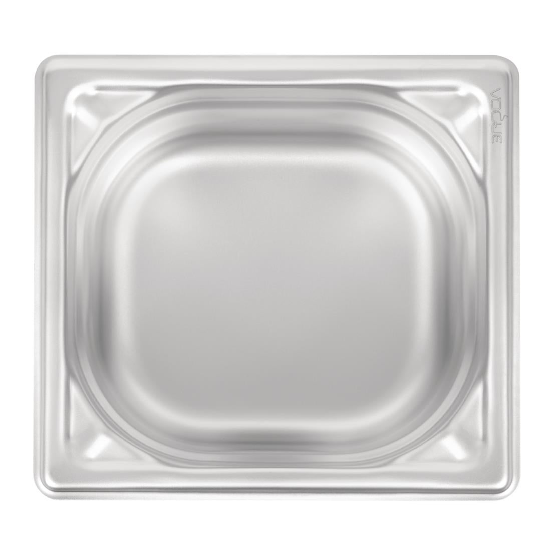 Bac inox 18/10 professionnel Vogue GN 1/6 100mm — DW450