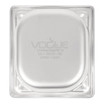 Bac inox 18/10 professionnel Vogue GN 1/6 100mm — DW450