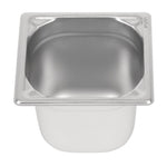 Bac inox 18/10 professionnel Vogue GN 1/6 150mm — DW451