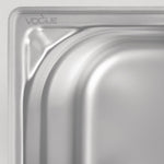 Bac inox 18/10 professionnel Vogue GN 1/6 150mm — DW451