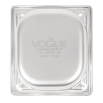 Bac inox 18/10 professionnel Vogue GN 1/6 150mm — DW451