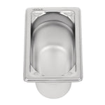 Bac inox 18/10 professionnel Vogue GN 1/9 100mm — DW454